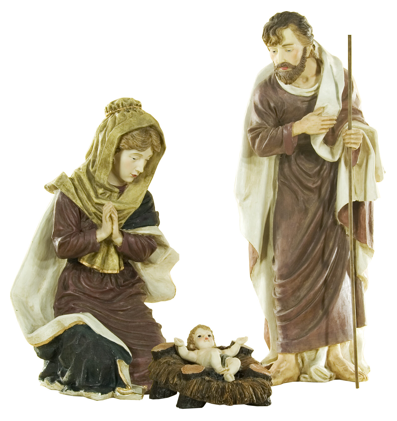 Christmas Nativity Scene Figures, 11 Piece Set - Yard Envy