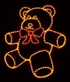 36" Teddy Bear With A Bright Red Bow 