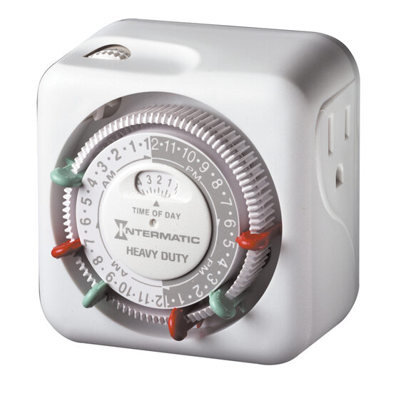 Heavy-Duty Grounded Timer - Indoor