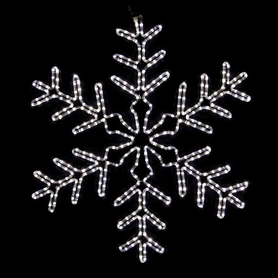 36" LED Giant Snowflake, Cool White Lights 