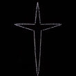 120" LED Giant Folding Bethlehem Star, Cool White Lights 