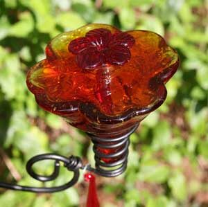 Chandelier Glass Hummingbird Feeder