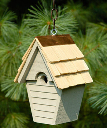 Wren in the Wind Hanging Bird House