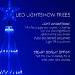 12' Blue LED Animated Outdoor Lightshow Tree 