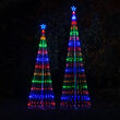 12' Multicolor LED Animated Outdoor Lightshow Tree 