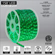 150' Green LED Rope Light, 120 Volt, 1/2"