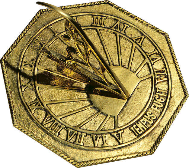 Brass Classic Octagonal Sundial