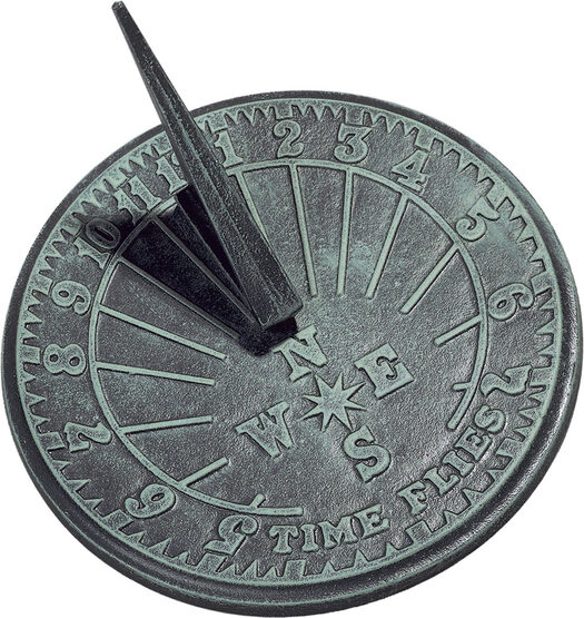 Cast Iron Numbers Sundial