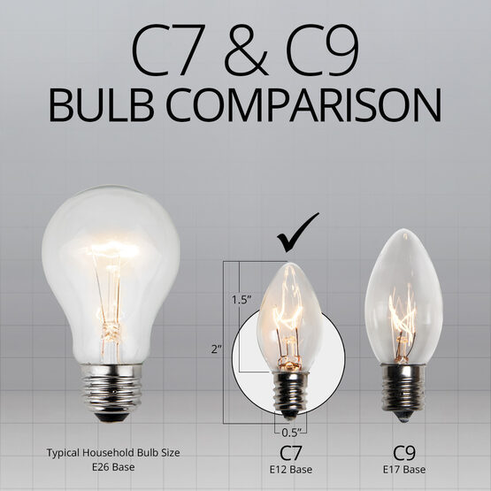 C7 Light Bulb, Clear