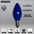 C7 Light Bulb, Blue Opaque