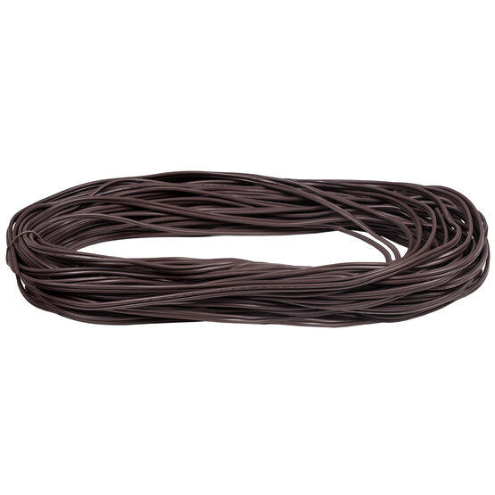 Brown Outdoor Electrical Zip Cord Wire, 18 Gauge