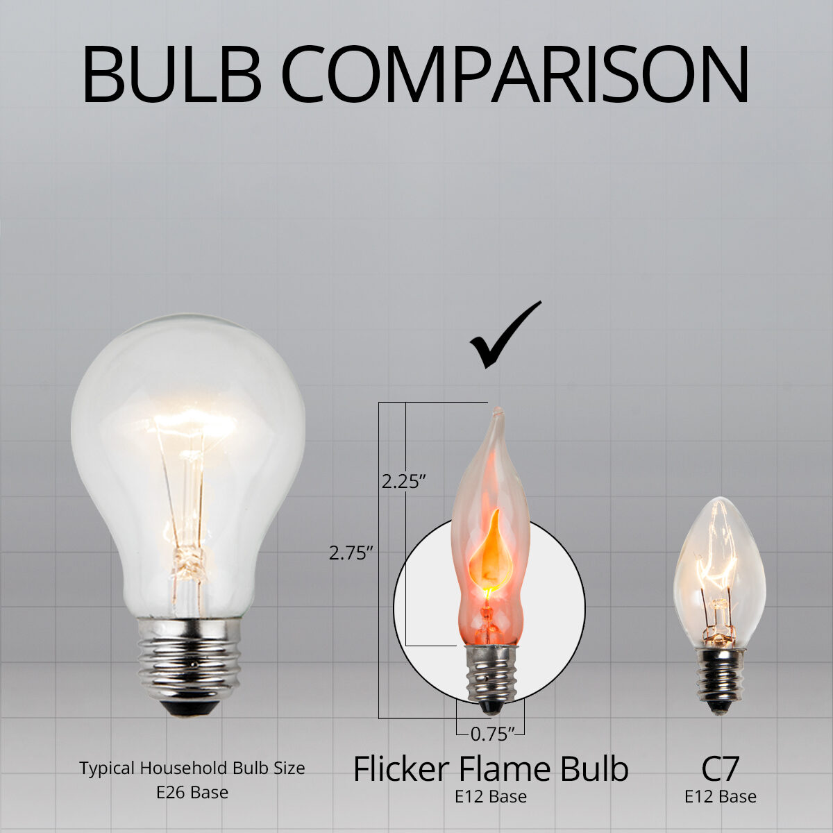 c7 flicker flame light bulbs