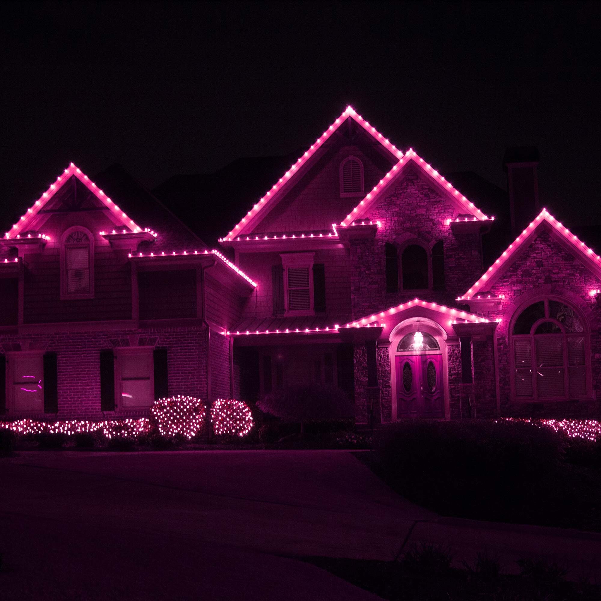 pink c9 lights