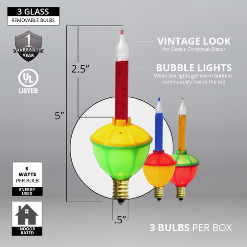 Traditional Bubble Light Bulbs Yard Envy