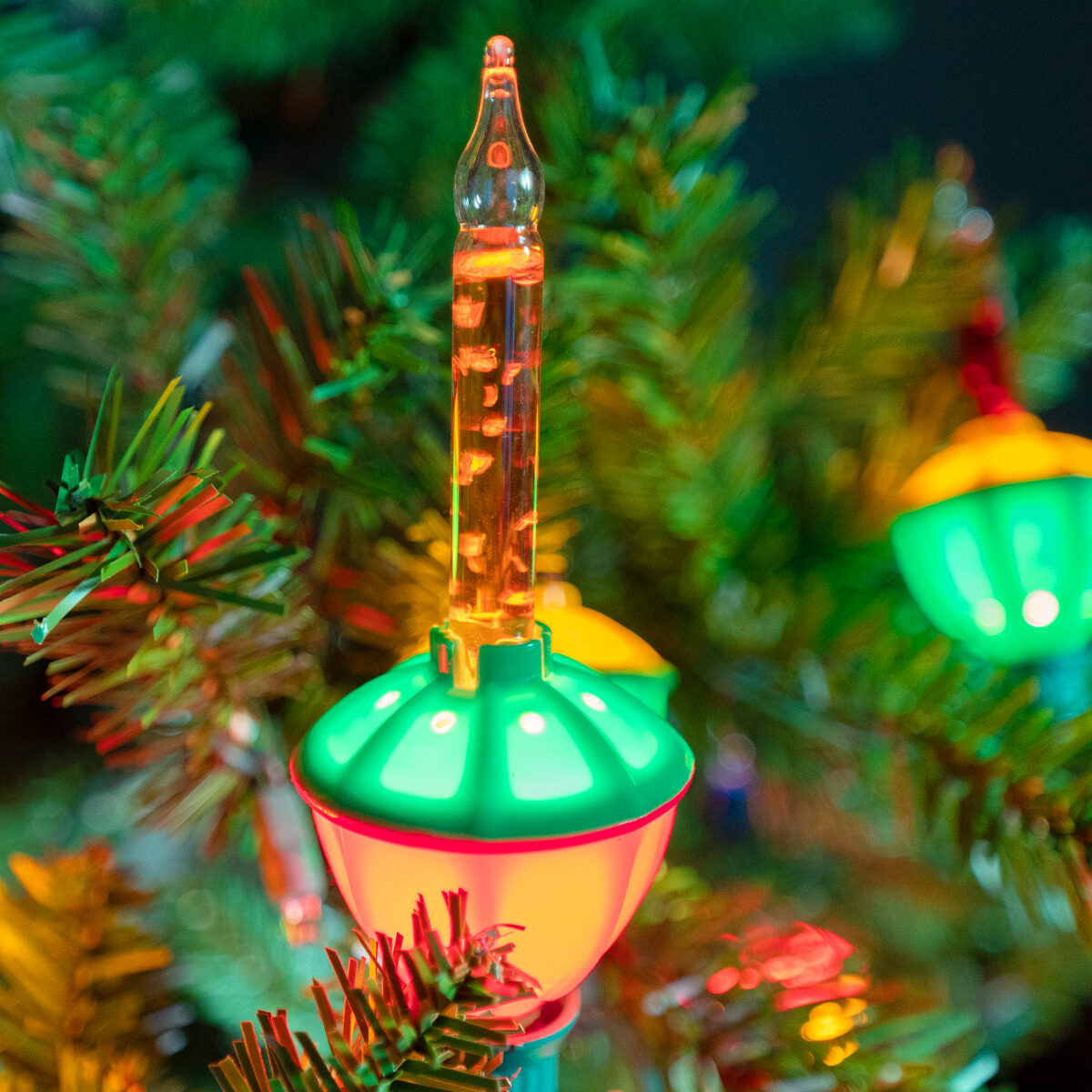 adding solar lights to umbrella