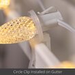 C9 Circle Clip V2+ Christmas Light Hanger, Pack of 100
