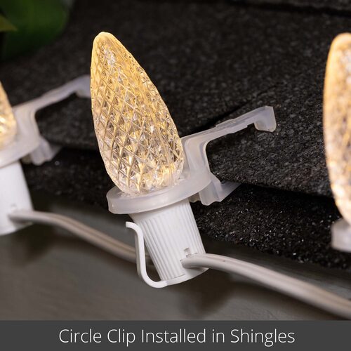 C9 Circle Clip V2+ Christmas Light Hanger, Pack of 100 Yard Envy