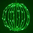 12" Light Ball, Fold Flat White Frame, Green LED