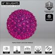 6" Light Sphere, 50 Purple Lights