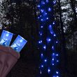 LED StretchNet Pro Trunk Wrap Lights, 20" x 45", Blue, Brown Wire