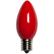 C9 Light Bulb, Red Opaque