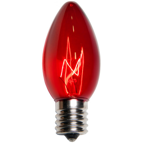 C9 Light Bulb, Red