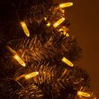 24' LED Mini String Lights, Gold, Green Wire