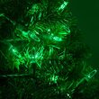 24' LED Mini String Lights, Green, Green Wire