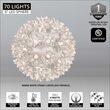 6" Light Sphere, 70 Warm White LED Lights
