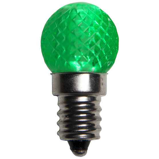 Mini G20 Globe LED Patio Light Bulb, Green 