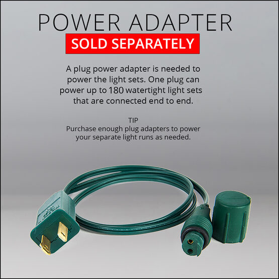 C7 Commercial LED String Lights, Warm White Twinkle, Green Wire