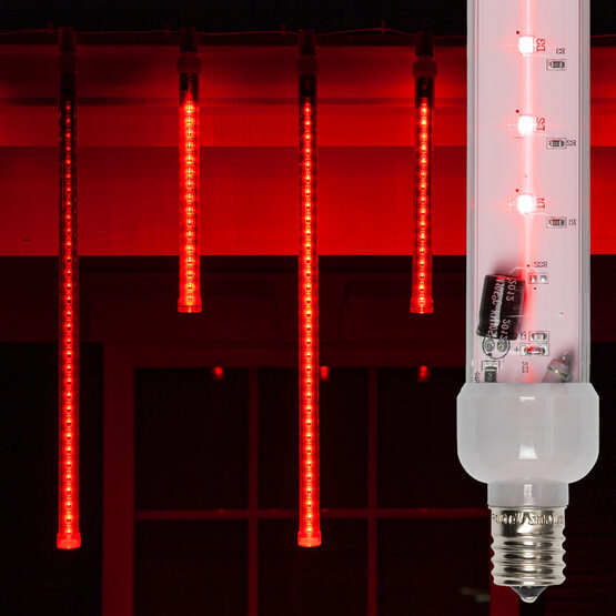 T8 Grand Cascade SMD LED Light Tubes, Red, E17 Base
