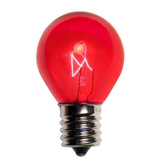 S11 Colored Party Bulbs, Pink