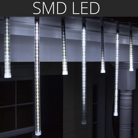 12" T8 120V Grand Cascade LED Light Tubes, Cool White, E17 Patio Lights