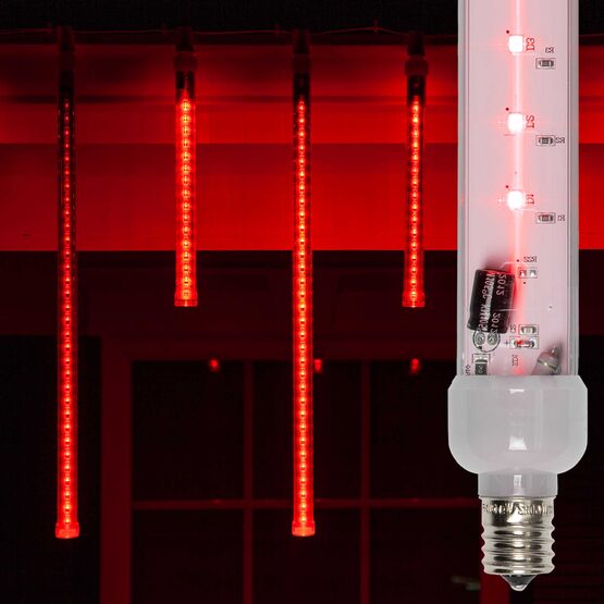 24" T8 120V Grand Cascade SMD LED Light Tubes Red Patio Lights