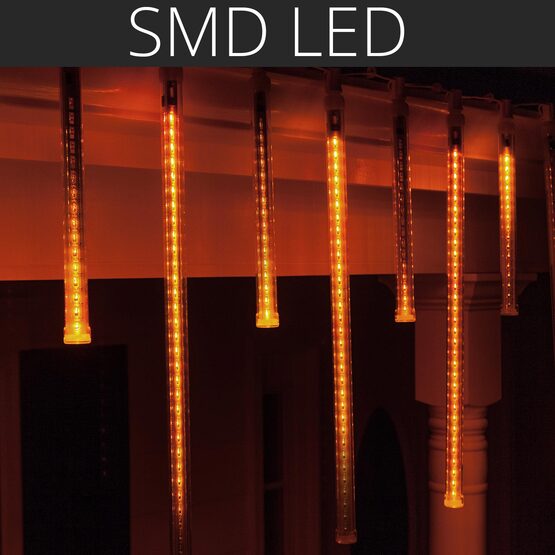24" T8 120V Grand Cascade SMD LED Light Tubes, Amber Patio Lights