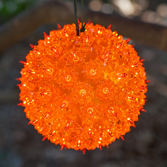 6" Light Sphere, 50 Amber T5 LED Lights