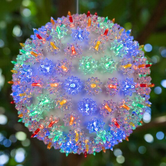 6" Light Sphere, 50 Multicolor T5 LED Lights