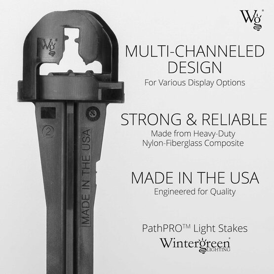 5" Wintergreen Lighting PathPRO TM Light Stake, Pack of 25