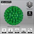 6" Light Sphere, 50 Green T5 LED Lights