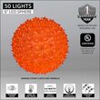 6" Light Sphere, 50 Amber T5 LED Lights