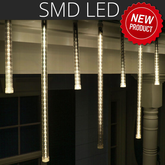 24" T8 120V Grand Cascade SMD LED Light Tubes, Warm White, E17 Patio Lights