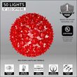 6" Light Sphere, 50 Red T5 LED Lights