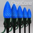 OptiCore C9 LED Walkway Lights, Blue, 25', 5" PathPRO Stakes