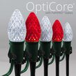 OptiCore C7 LED Walkway Lights, Cool White / Red, 50', 5" PathPRO Stakes