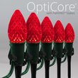 OptiCore C7 LED Walkway Lights, Red, 25', 5" PathPRO Stakes