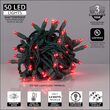 Red Outdoor LED String Lights, 50 ct, 4" Spacing 5MM