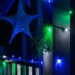 26' Wide Angle LED Mini Lights, Blue, Green, Cool White, Green Wire