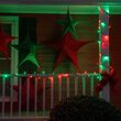 24' Wide Angle LED Mini Lights, Red, Green, Green Wire