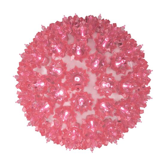 6" Light Sphere, 50 Pink T5 LED Lights